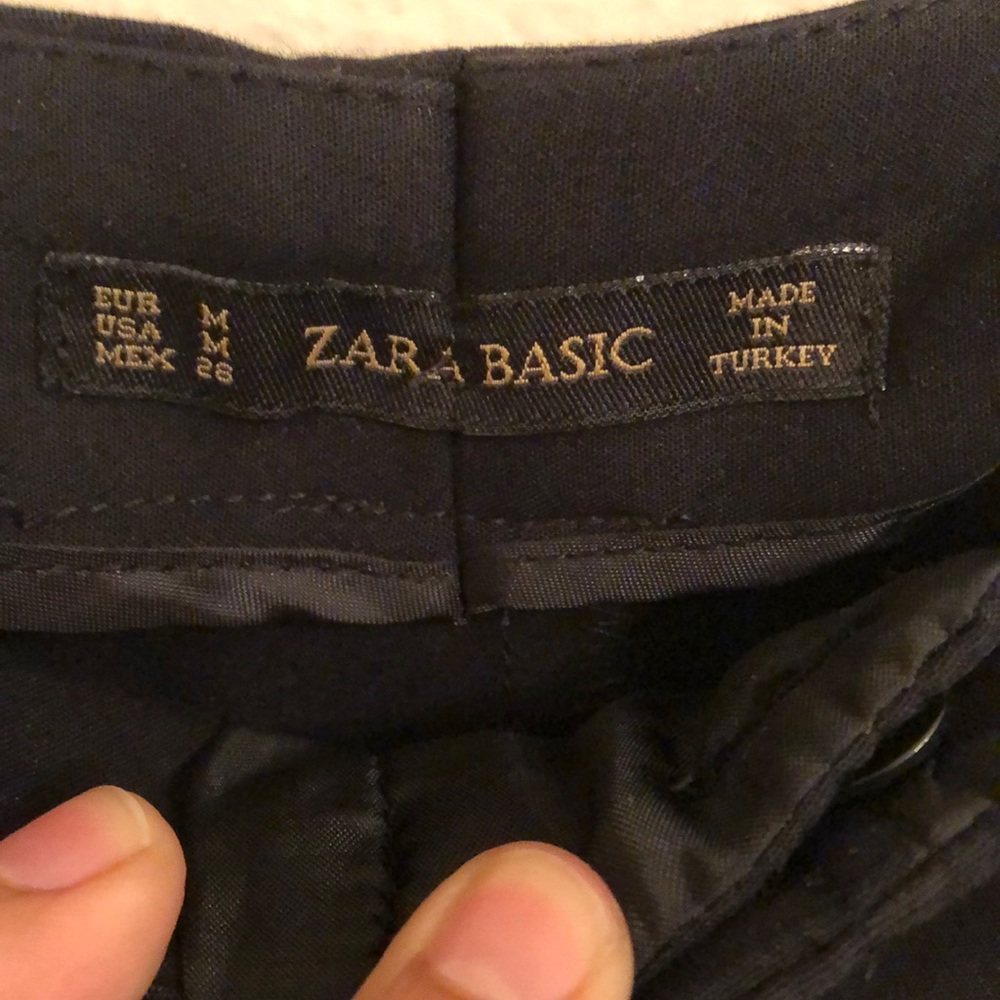 Zara Basic Black Pants - image 4